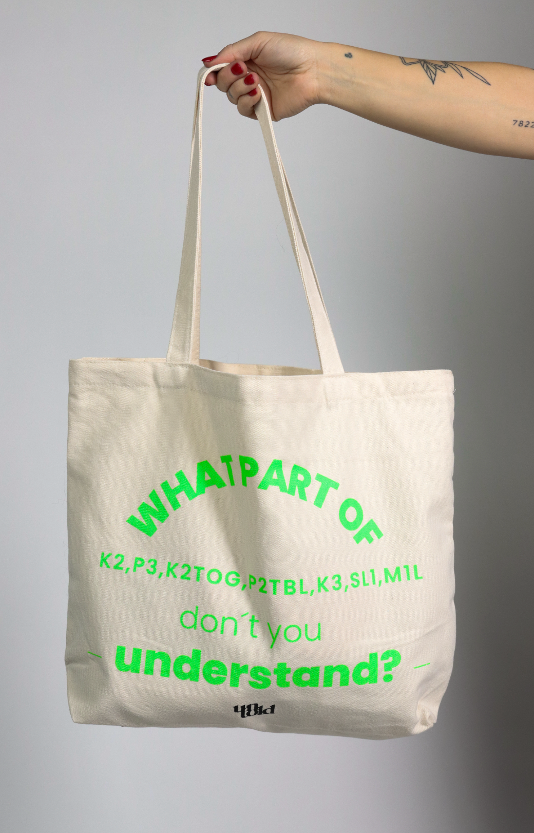Un-told tote bag / What part of ...