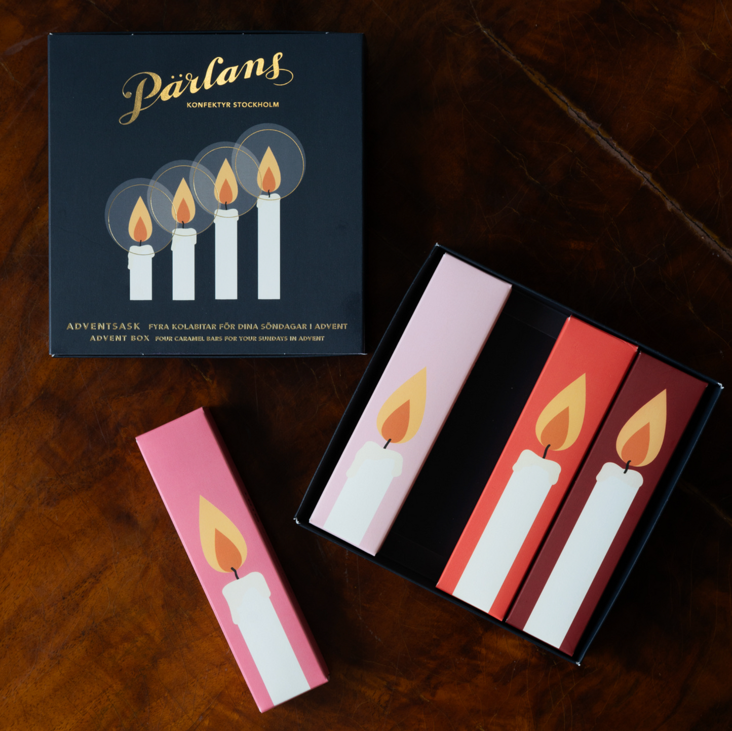 Pärlans - Caramel Bar – Advent Box | 4 biter