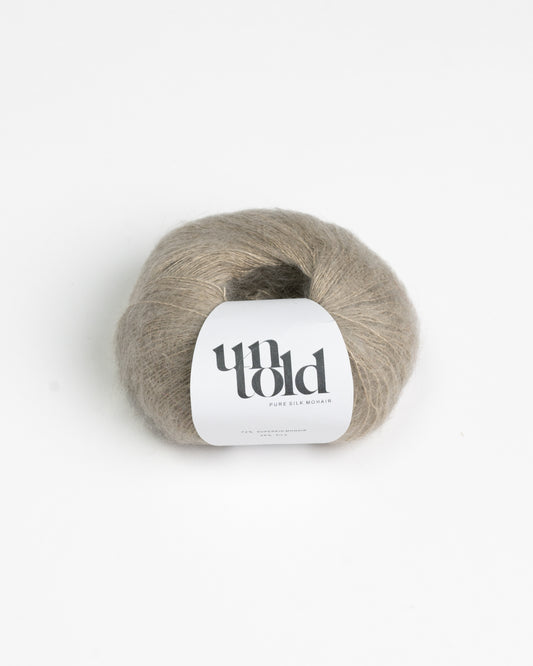 Un-told pure silk mohair - Extra Greige