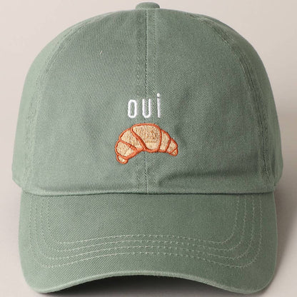 OUI Croissant - caps grønn