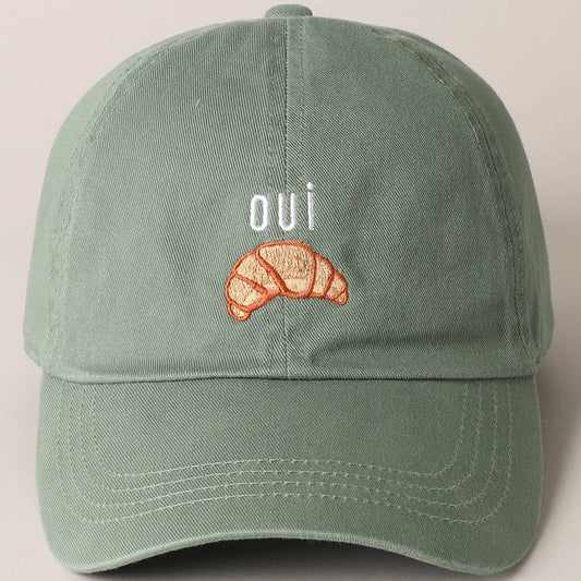 OUI Croissant - caps grønn
