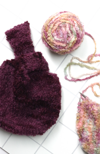 Bouclé knot bag - garnpakke