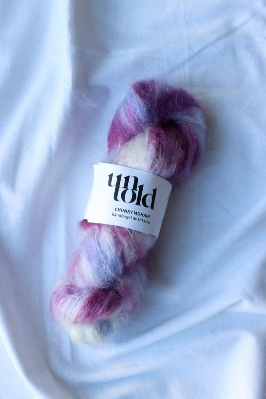 Un-told Chunky Mohair - Knuste blåbær