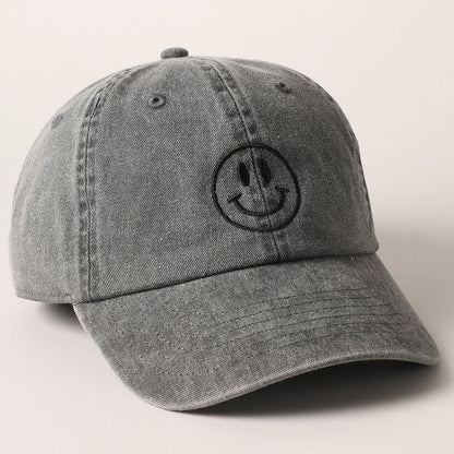 Smiley - caps svart
