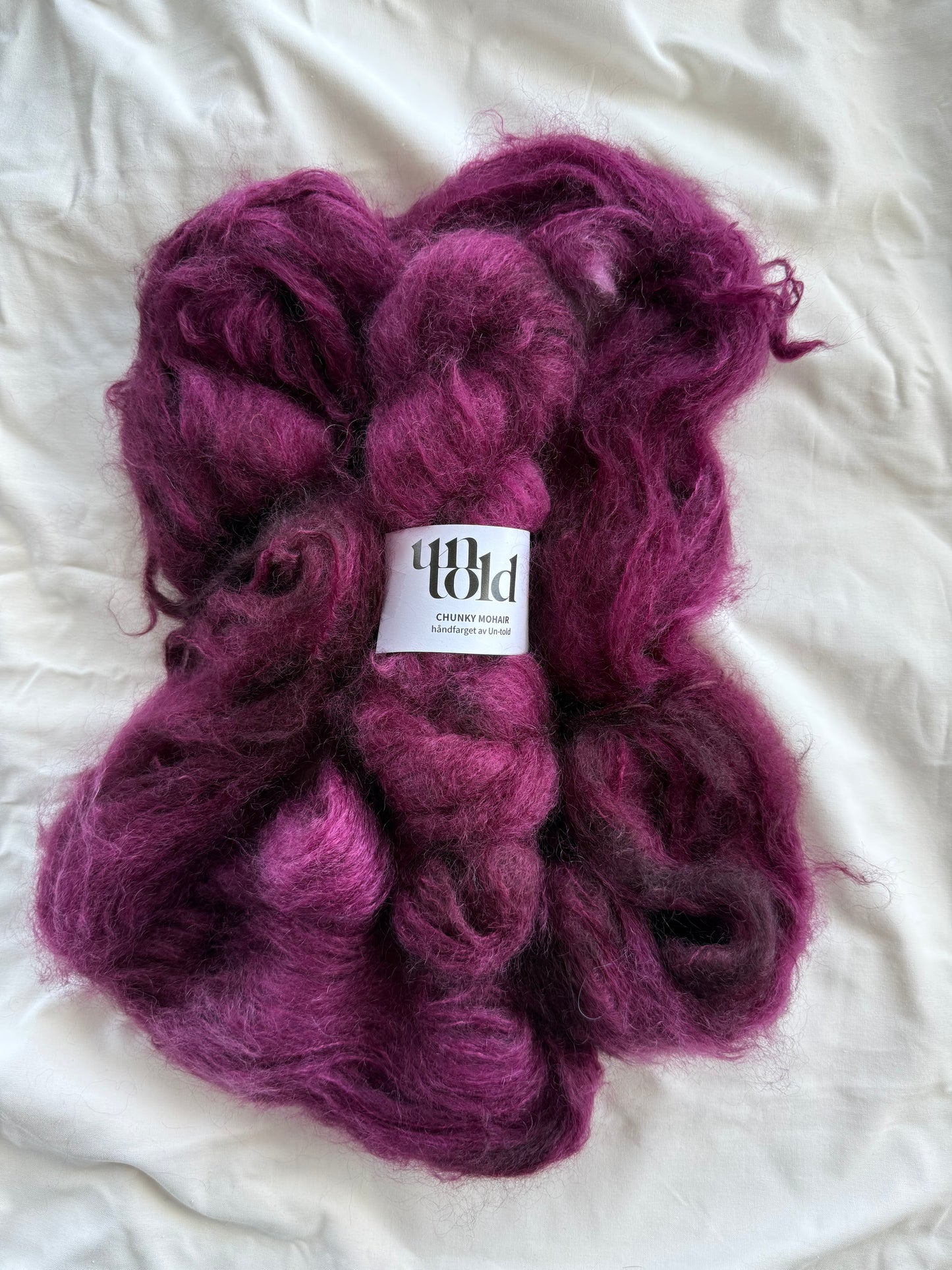 Un-told Chunky Mohair - Solbærkyss