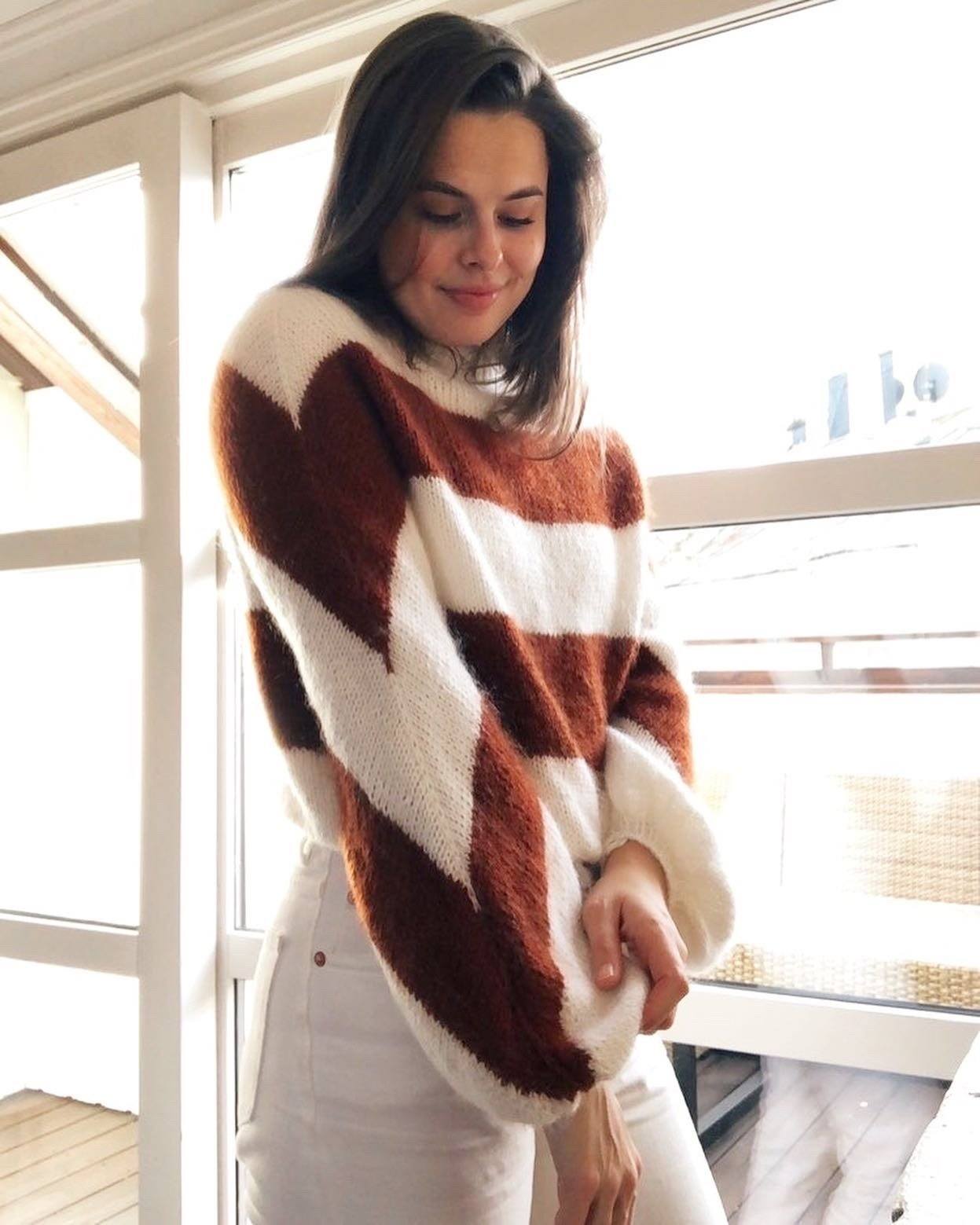 Theflaresweater Genser Guttenogstrikkemor 