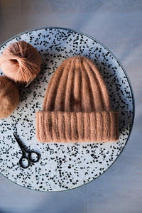 Nyhavn lue - Un-told light merino og pure silk mohair
