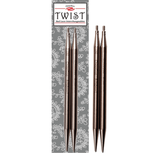 ChiaoGoo Twist Lace – 13 cm utskiftbare stålpinner 