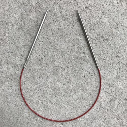Chiaogoo rød blonder - rundpinne 40 cm