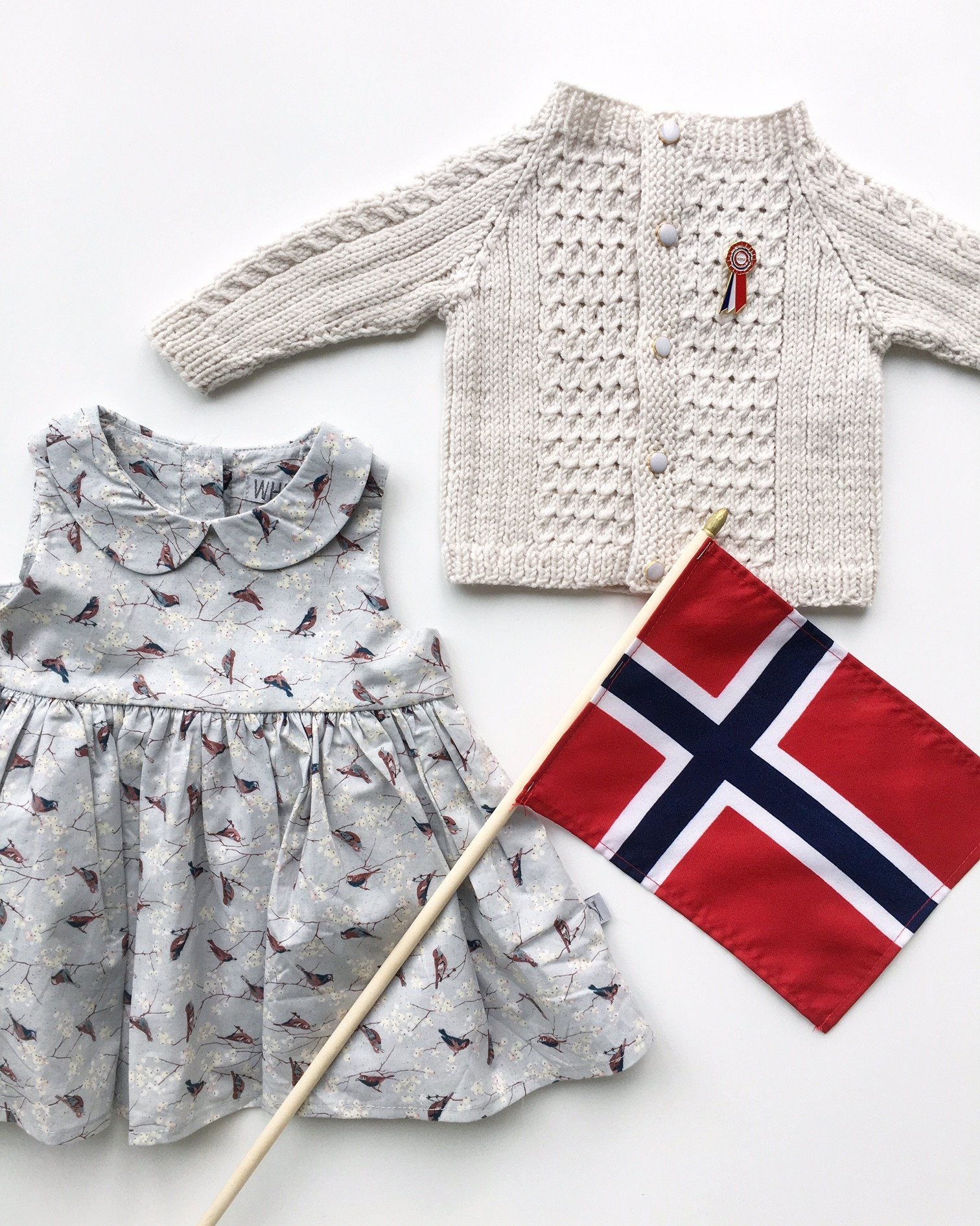 Lovacardigan jakke Guttenogstrikkemor 