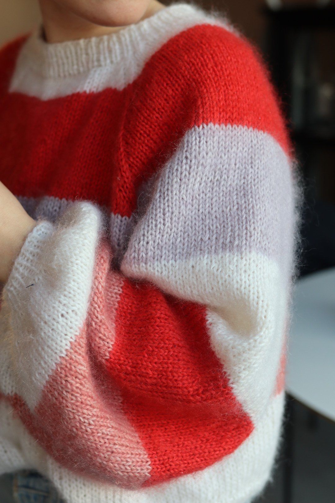 Creative together jumper kreativsammen Guttenogstrikkemor 