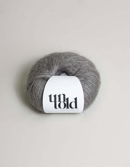 Un-told pure silk mohair - Moody Grey