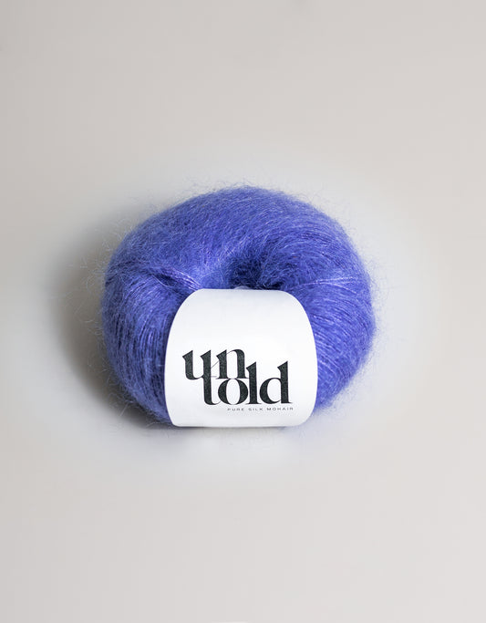 Un-told pure silk mohair - Vivid Violet
