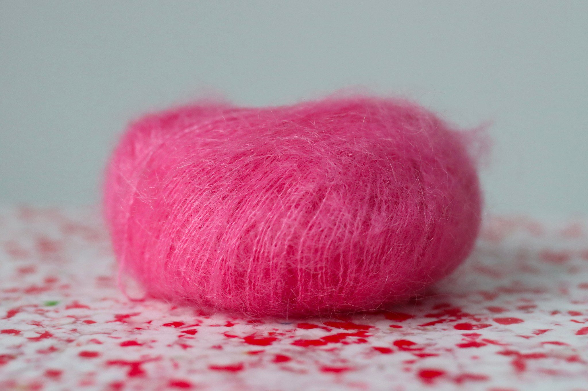 Un-told pure silk mohair - Pink Punch