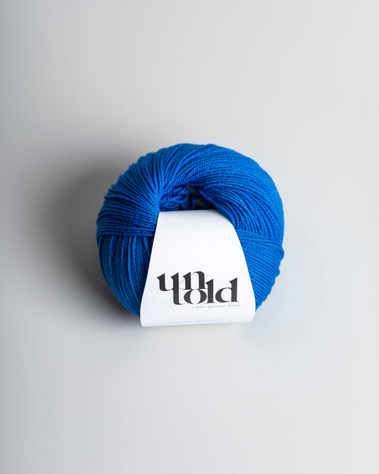 Ufortalt lett merino - Bright Indigo