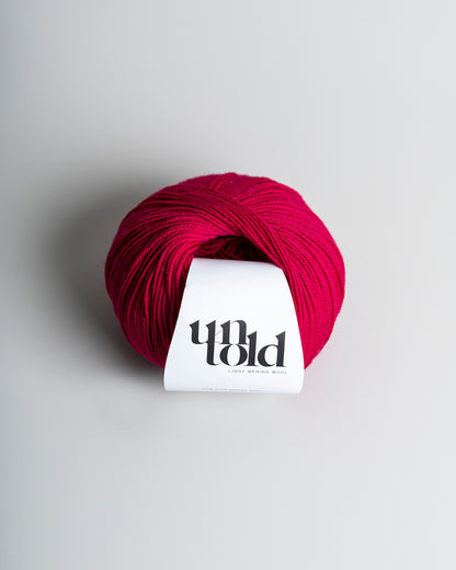 Ufortalt lett merino - Fuchsia