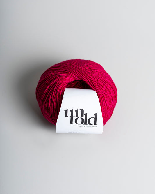 Ufortalt lett merino - Fuchsia