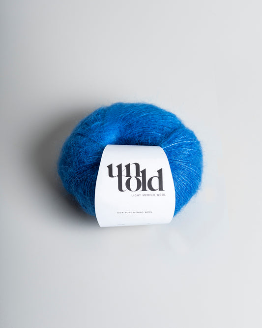 Un-told pure silk mohair - Bright Indigo