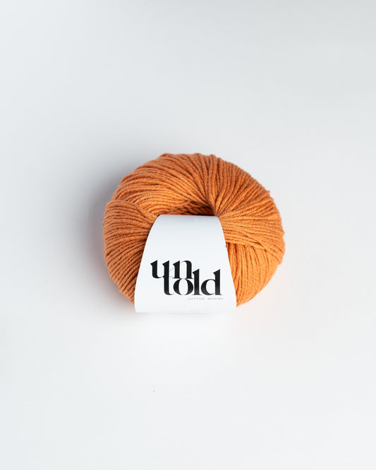 Un-told Cotton merino - Sunset Orange