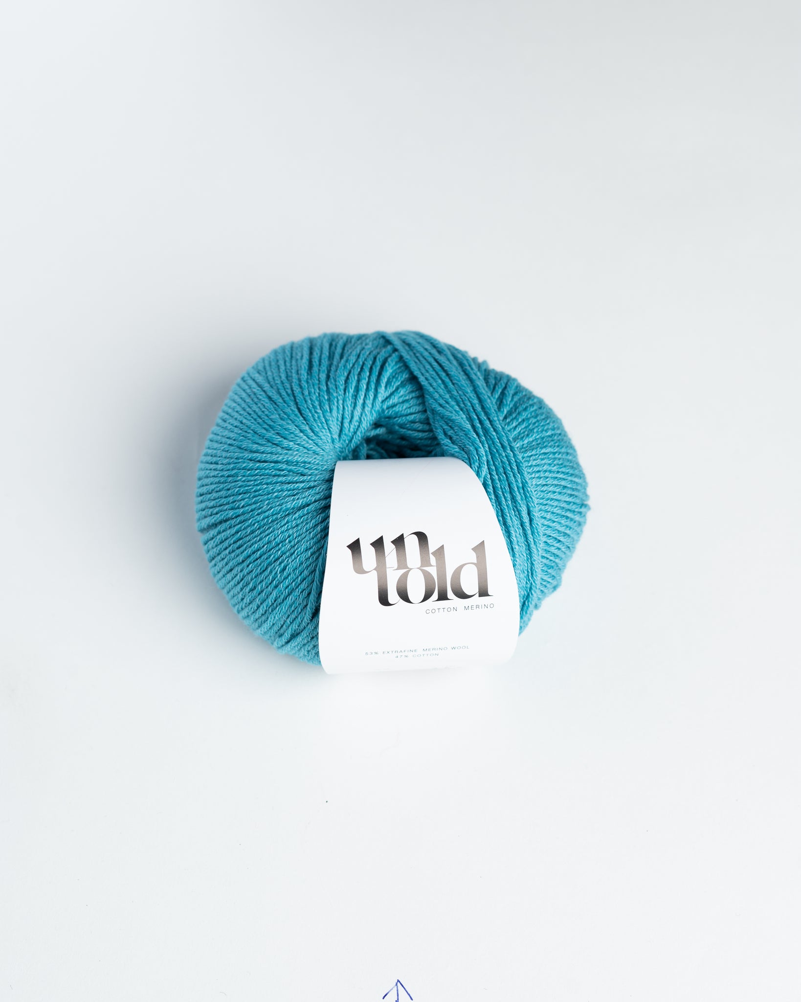 Un-told Cotton merino - Poolside Blue