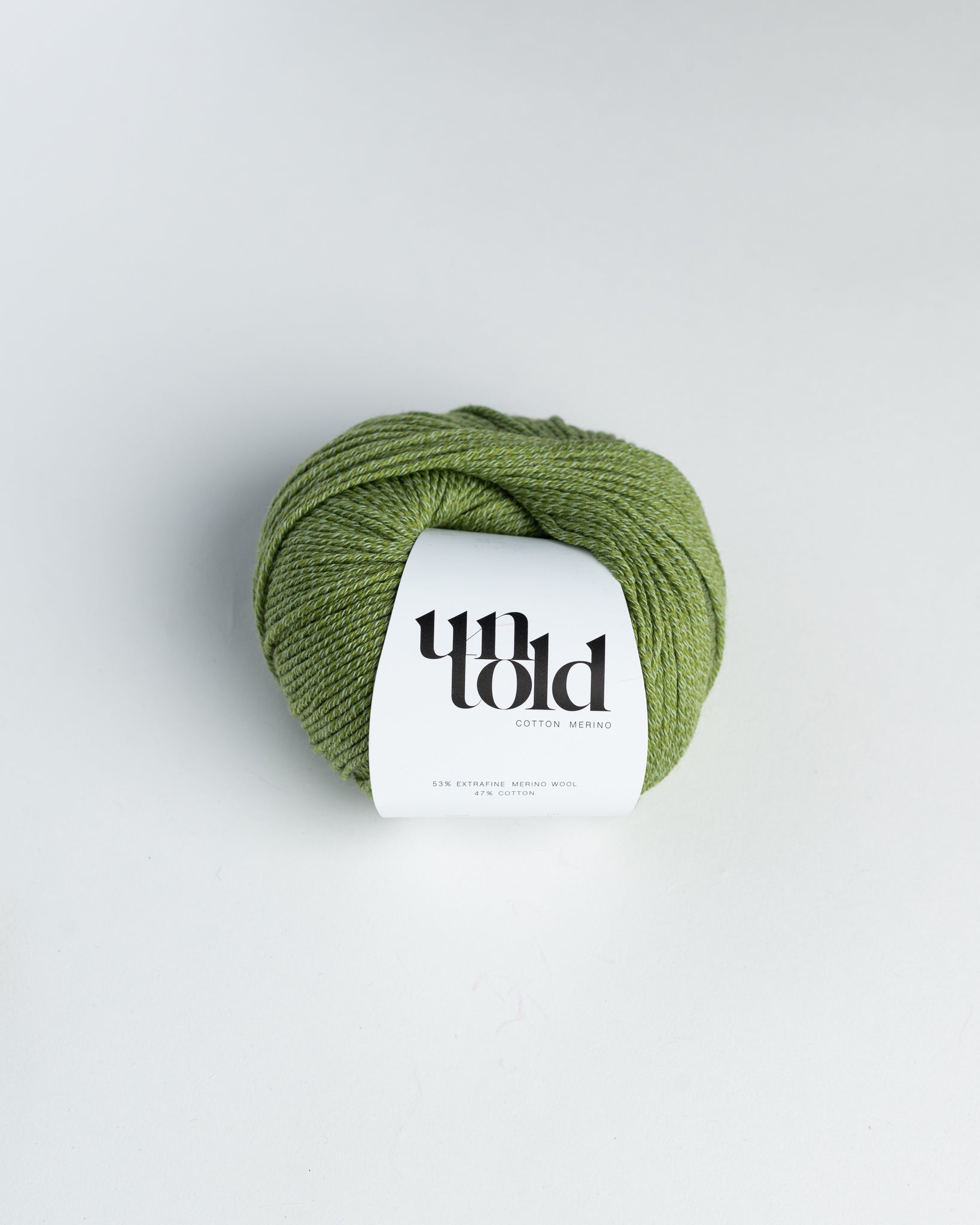 Un-told Cotton merino - Matcha Green