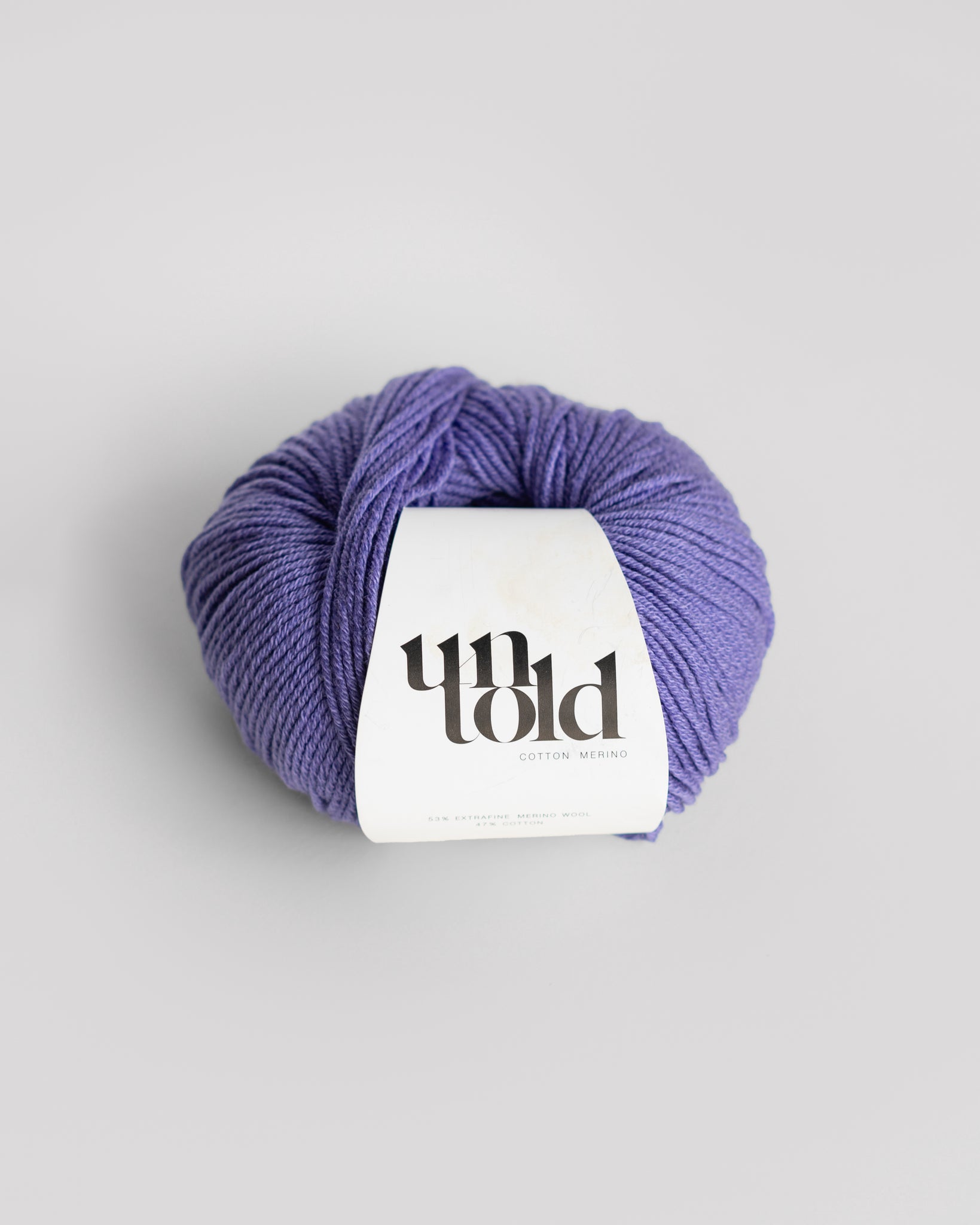 Un-told Cotton merino - Vivid Violet
