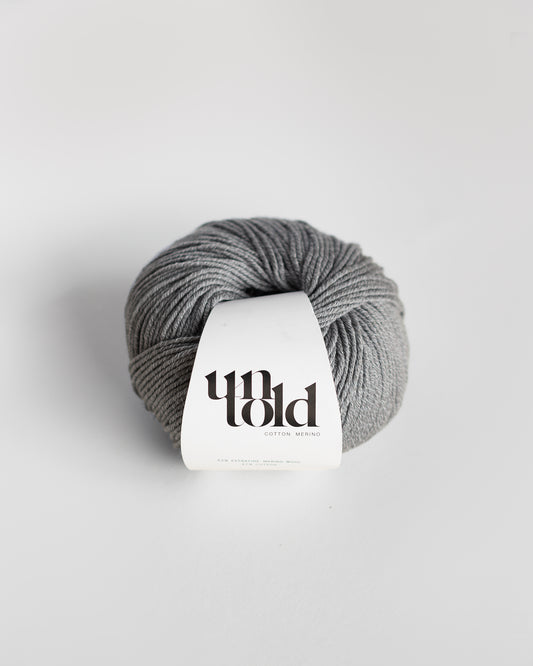 Un-told Cotton merino - Moody grey