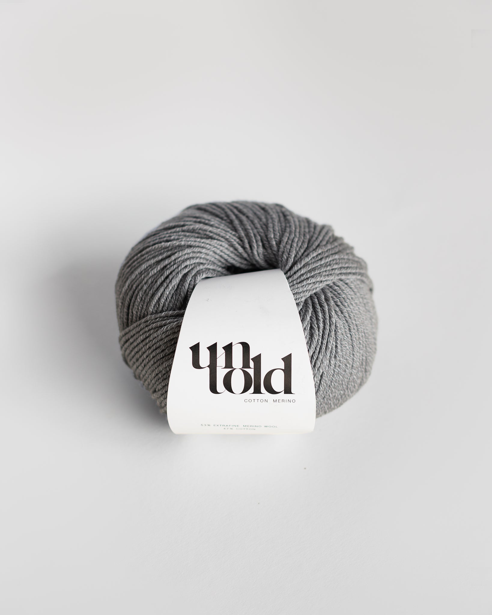 Un-told Cotton merino - Moody grey