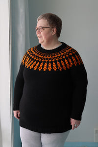 Vinterskoggenser voksen