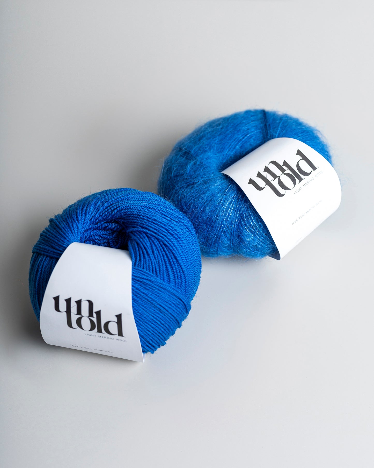 Un-told pure silk mohair - Bright Indigo