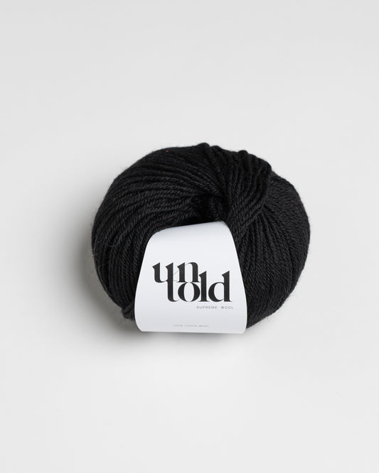 Un-told Supreme Wool - Jet Black