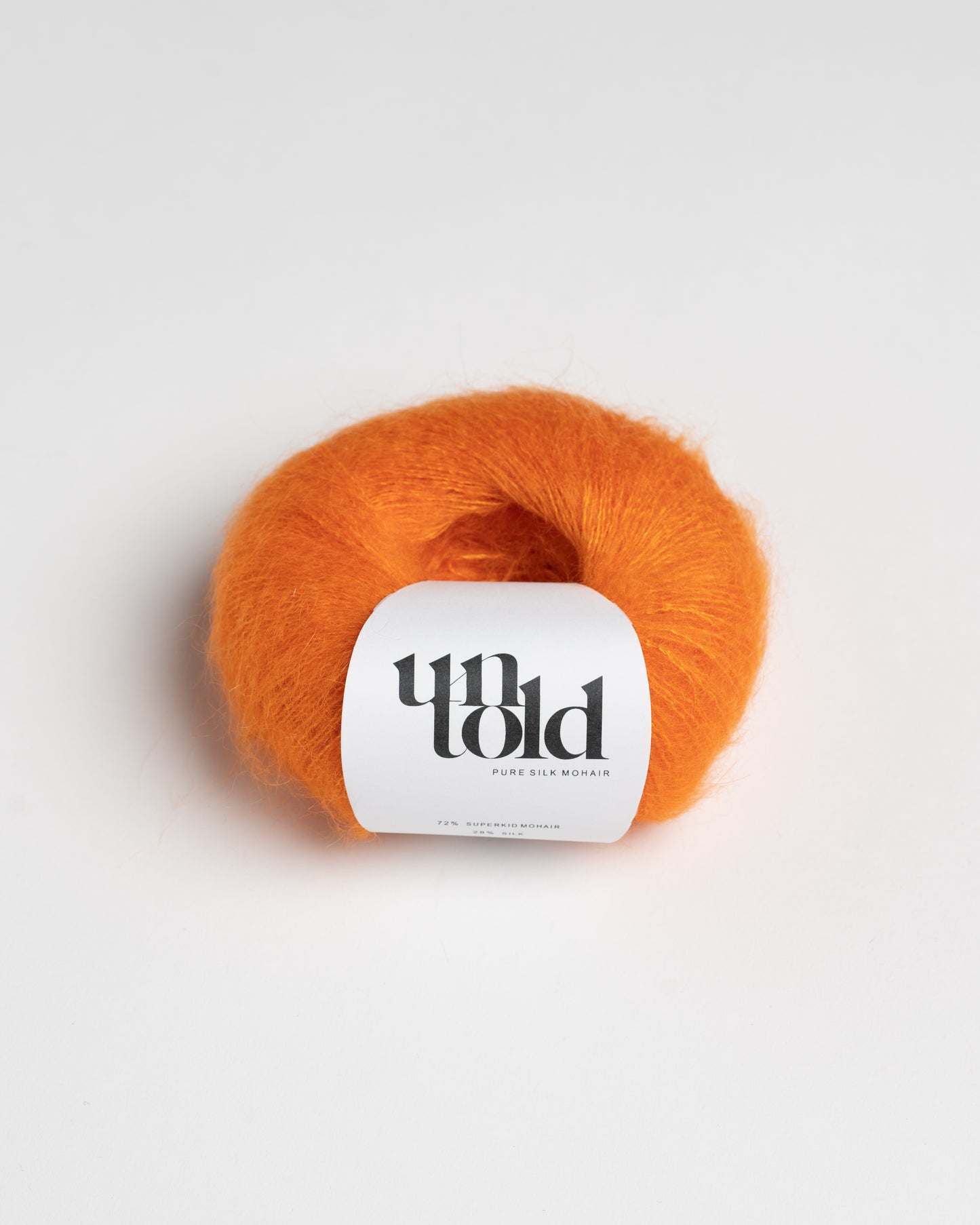 Un-told pure silk mohair - Orange Pop
