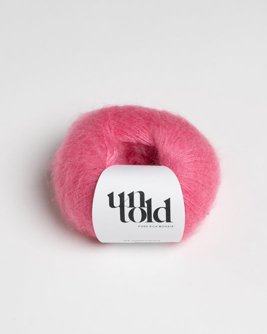 Un-told pure silk mohair - Pink Punch
